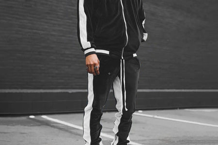 Conjunto Deportivo De Terciopelo Para Hombre, Conjunto Deportivo De Terciopelo Para Hombre 2023 2 Piezas Chaqueta De Invierno Cálida Con Zíper Completa Pantalones Deportivos Ropa Deportiva Conjunto Deportivo