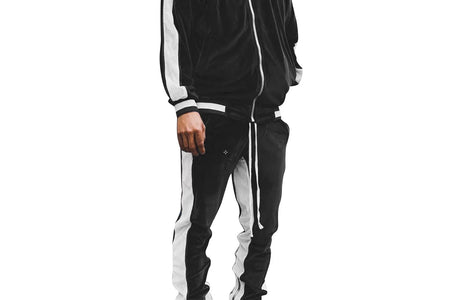 Conjunto Deportivo De Terciopelo Para Hombre, Conjunto Deportivo De Terciopelo Para Hombre 2023 2 Piezas Chaqueta De Invierno Cálida Con Zíper Completa Pantalones Deportivos Ropa Deportiva Conjunto Deportivo