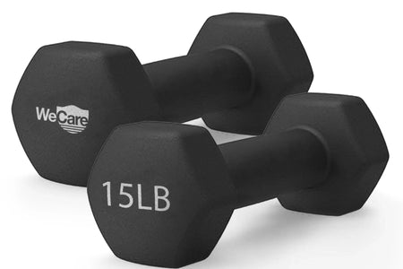 Fitness, Mancuerna De Neopreno De 15Lb, Par - Negro