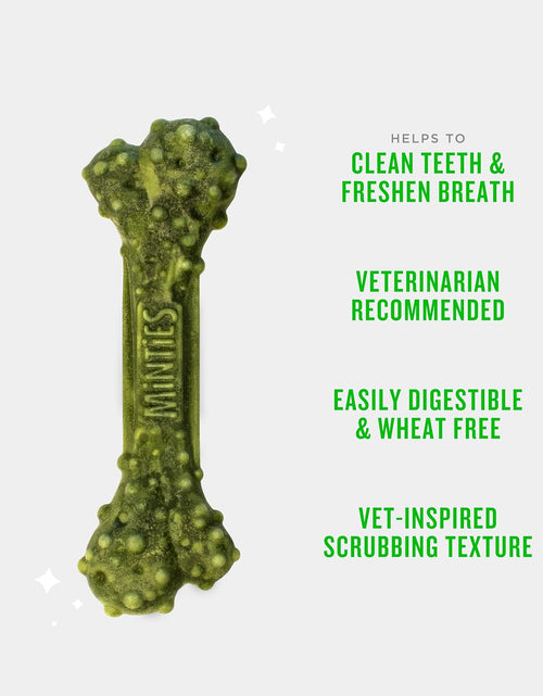 Load image into Gallery viewer, Vetiq Dog Dental Bone Treats, Dental Chews for Dogs, (Perfect for Tiny/Small Dogs under 40 Lbs)
