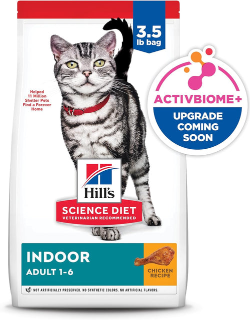Load image into Gallery viewer, Dry Cat Food, Adult, Indoor, Chicken Recipe 3.5 Lb Bag
