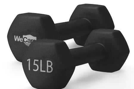 Fitness, Mancuerna De Neopreno De 15Lb, Par - Negro