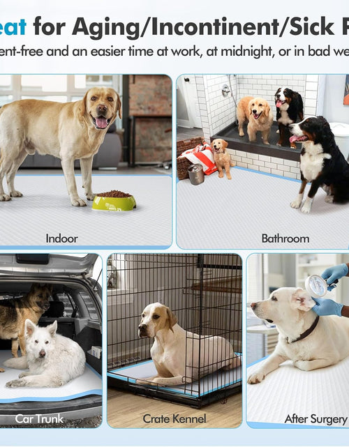 Load image into Gallery viewer, 4XL 36"X36" Thicken Heavy Absorbent Dog Pads 100 Pack - Jumbo Disposable Wee Wee Pads Quick Dry Leakproof Pee Pads for Dogs, Cats, Rabbits Pets

