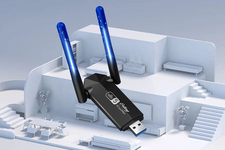 1300Mbps USB 3.0, 867Mbps on 5Ghz / 400Mbps on 2.4Ghz Dual-Band USB Wi-Fi Adapter