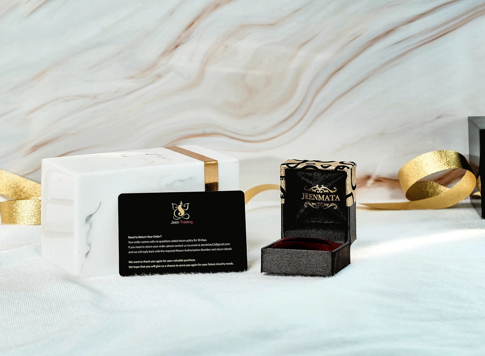 Conjunto De Trío De Rubíes Simulados Vintage Con Lágrima De 1,75 Quilates En Oro Negro De 18 K Sobre Plata