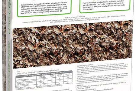 99% Dust-Free Natural Paper Small Pet Bedding with Odor Control
