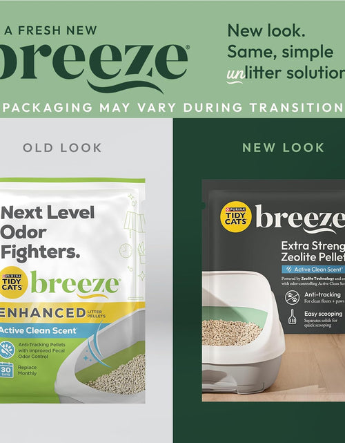Load image into Gallery viewer, Purina  Scented Litter Pellets, Breeze Enhanced Refill Litter Pellets in Recyclable Box - (4) 7 Lb. Bags
