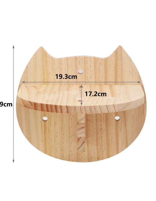 Load image into Gallery viewer, Cat Wall Climbing Shelf Steps Ladder Scratching Post Scratcher Bed Hiding House for Cats Tree Tower Pet Furniture Accessories
